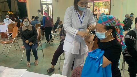 Tiêm phòng Vắc - xin Covid-19 – trên địa bàn phường Quyết Thắng