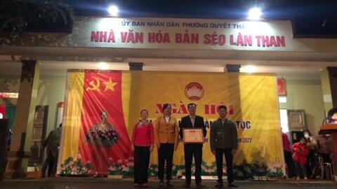 Ngày hội đại đoàn kết toàn dân tộc  bản Séo Làn Than phường Quyết Thắng năm 2021